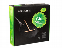 מחבת קרפ 30 ס''מ + מרדד עץ Arcosteel Bio Stone מבית Arcosteel | ארקוסטיל מחבת קרפ 30 ס''מ + מרדד עץ Arcosteel Bio Stone מבית Arcosteel | ארקוסטיל